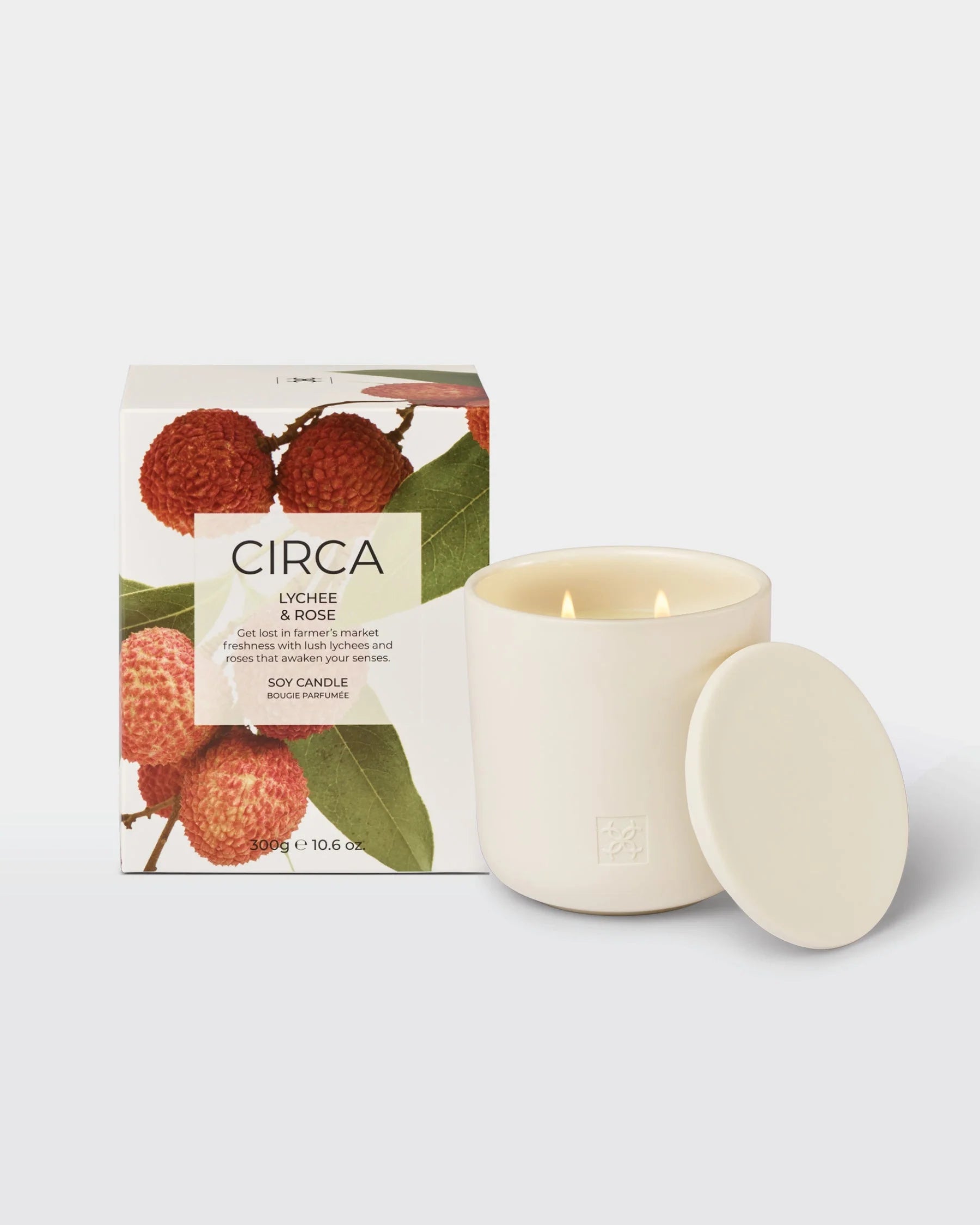 Circa Candle Lychee and Rose 300g